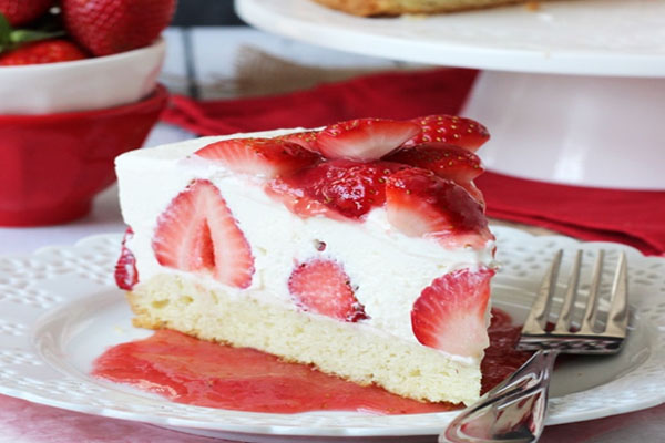 No Bake Strawberry Shortcake Dessert